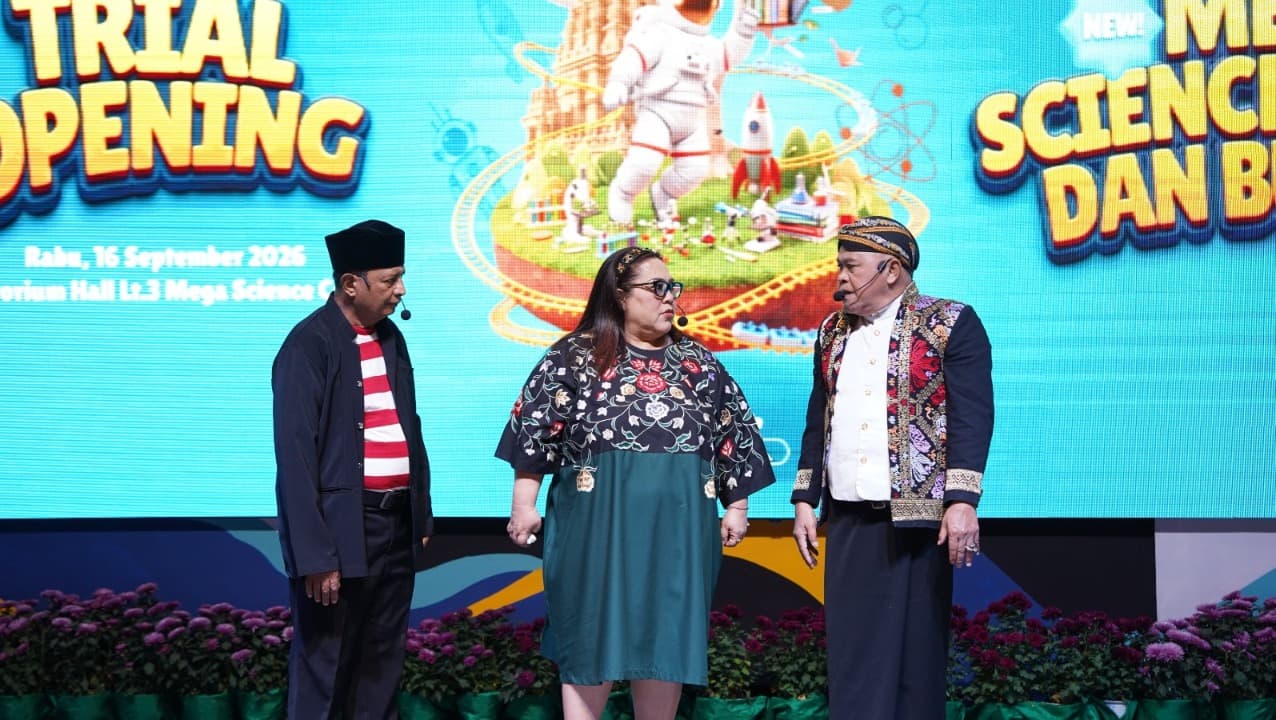 Legenda Srimulat Hadir di Trial Opening Mega Science Center dan Budaya, Bawa Warisan Komedi Indonesia ke Ruang Edukasi