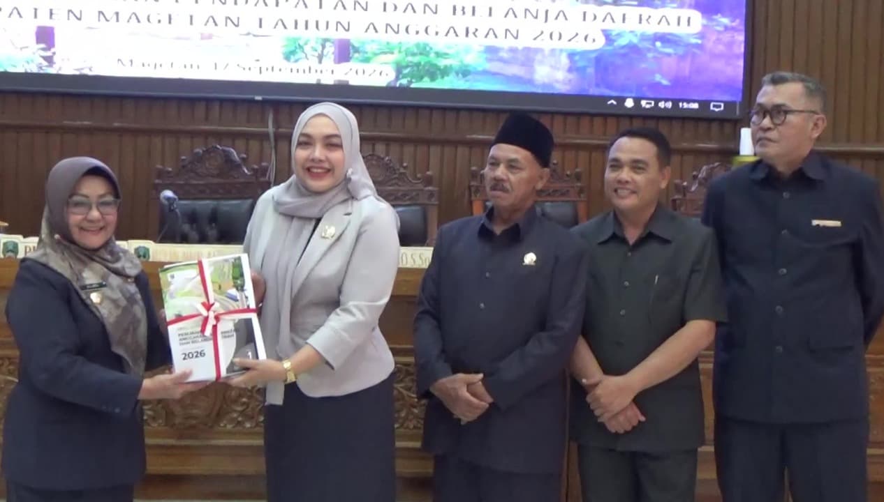 DPRD Magetan Terima Rancangan Perubahan APBD 2026 dari Pemkab