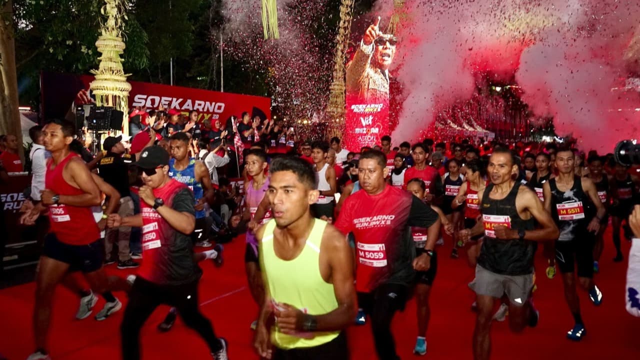Ribuan Pelari dari 26 Provinsi Meriahkan Soekarno Run di Banyuwangi