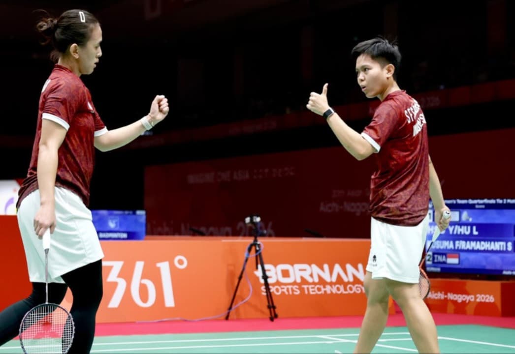Hasil Badminton Asian Games 2026: Kalahkan Taiwan 3-1, Beregu Putri Indonesia Tembus Semifinal
