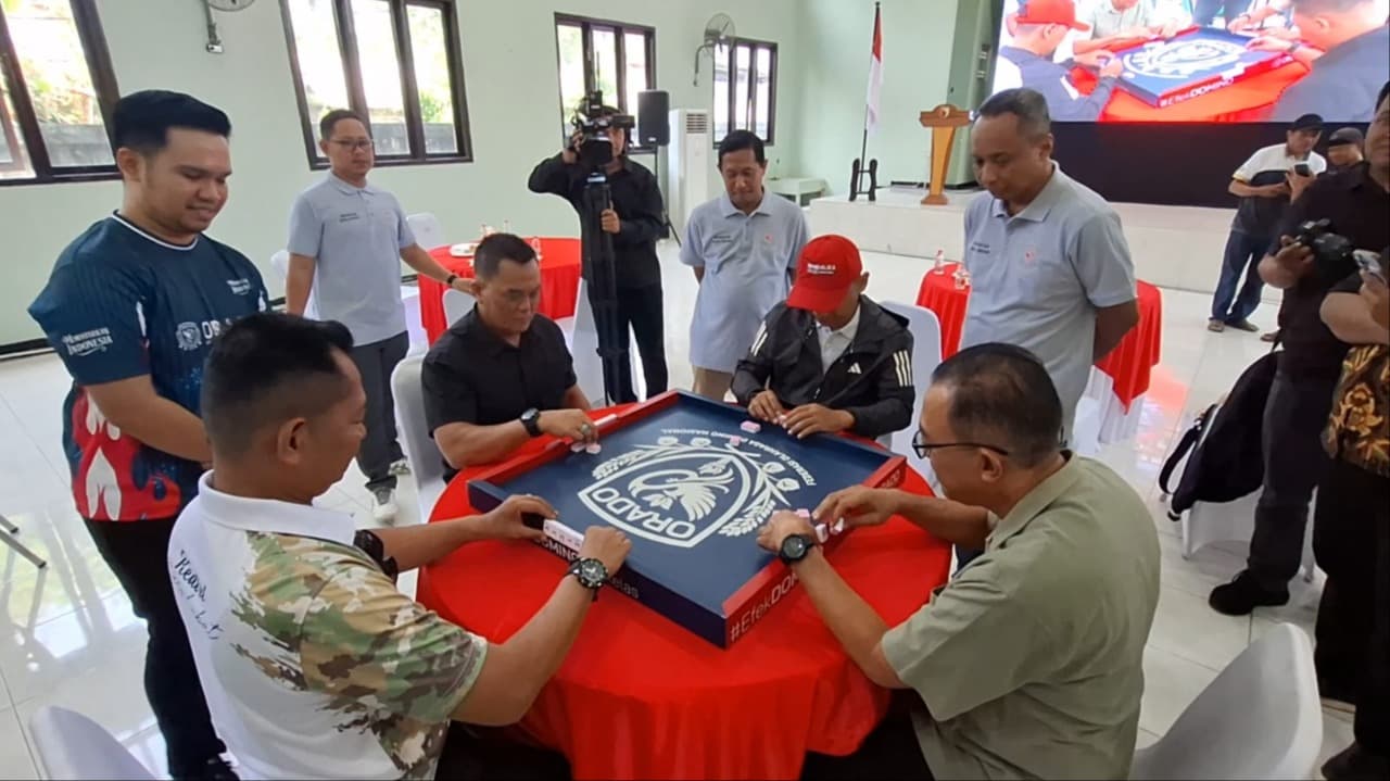Turnamen Domino ORADO 101 Piala Panglima TNI 2026 diikuti 64 Pasangan Di Kediri