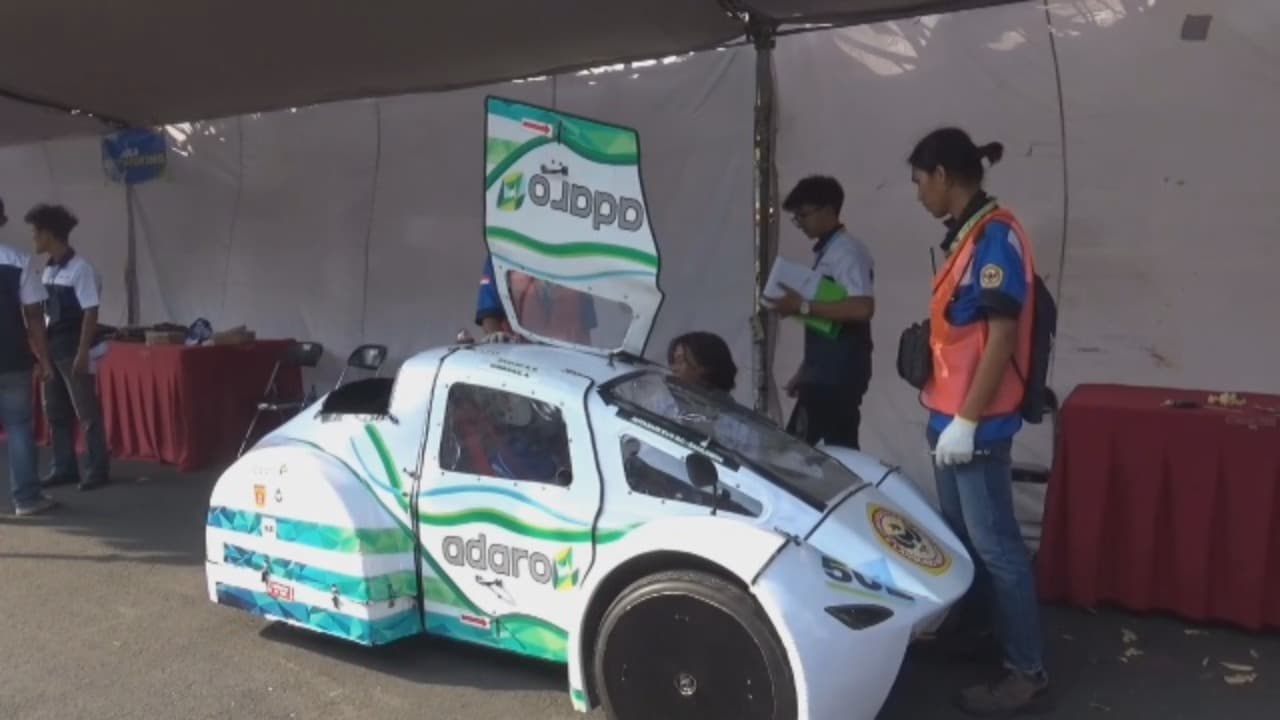 Kontes Mobil Hemat Energi, UNDIP-ITS Borong Gelar