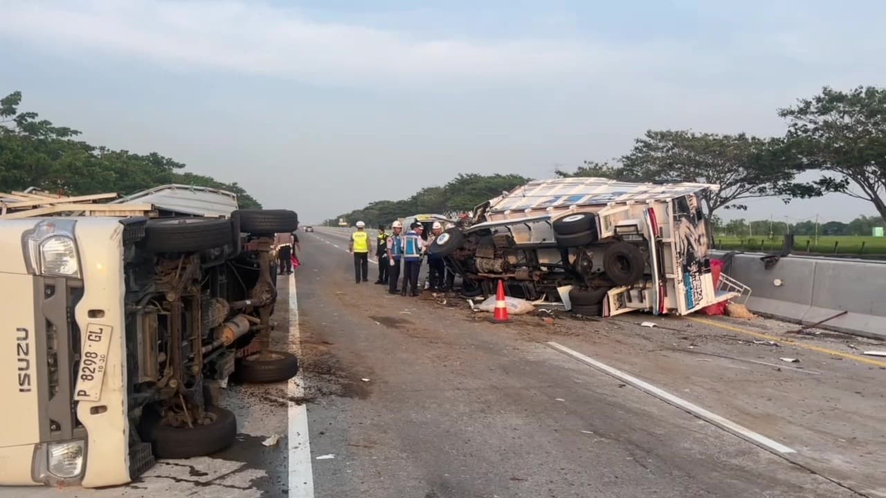 5 Kendaraan Terlibat Kecelakaan, 1 Tewas 4 Luka