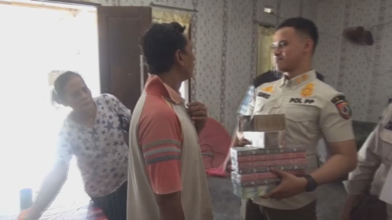 Satgas Gabungan Sita Puluhan Slop Rokok Ilegal
