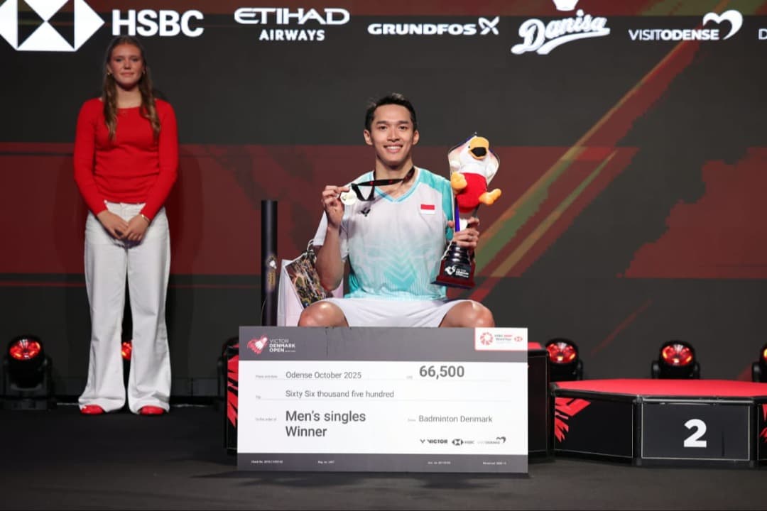 Hasil Drawing Denmark Open 2026: Misi Jonatan Christie Pertahankan Gelar Juara Dimulai, Dejan/Felisha Lakoni Debut