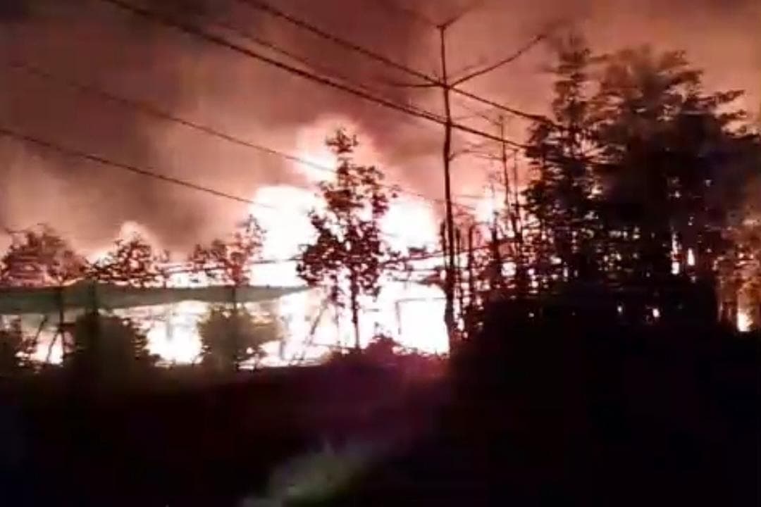 Kandang Peternakan Ayam Terbakar: 28 ribu Ekor Ayam Mati Terpanggang, Kerugian Rp2,5 miliar