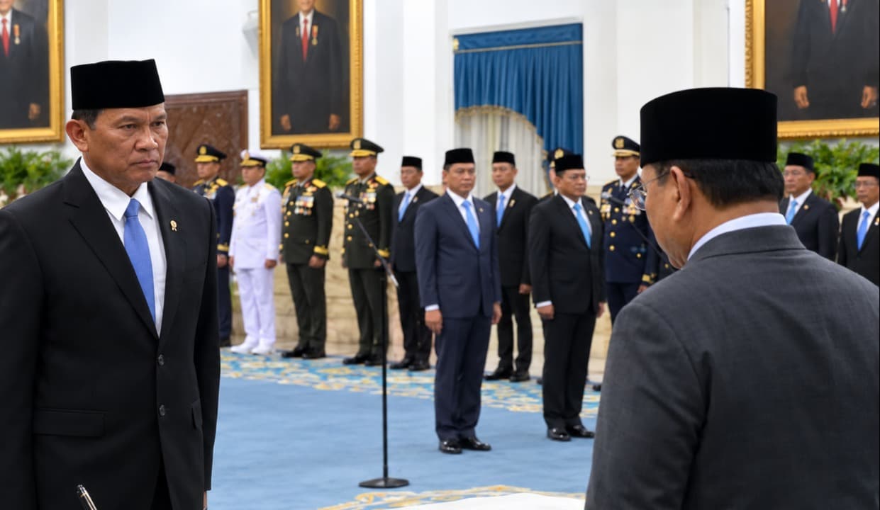 Prabowo Lantik Kristomei Sianturi Jadi Kepala BNPB