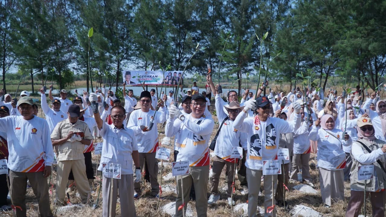 Gerindra Jatim Gelar Aksi Indonesia Asri Serentak di 38 Kabupaten/Kota