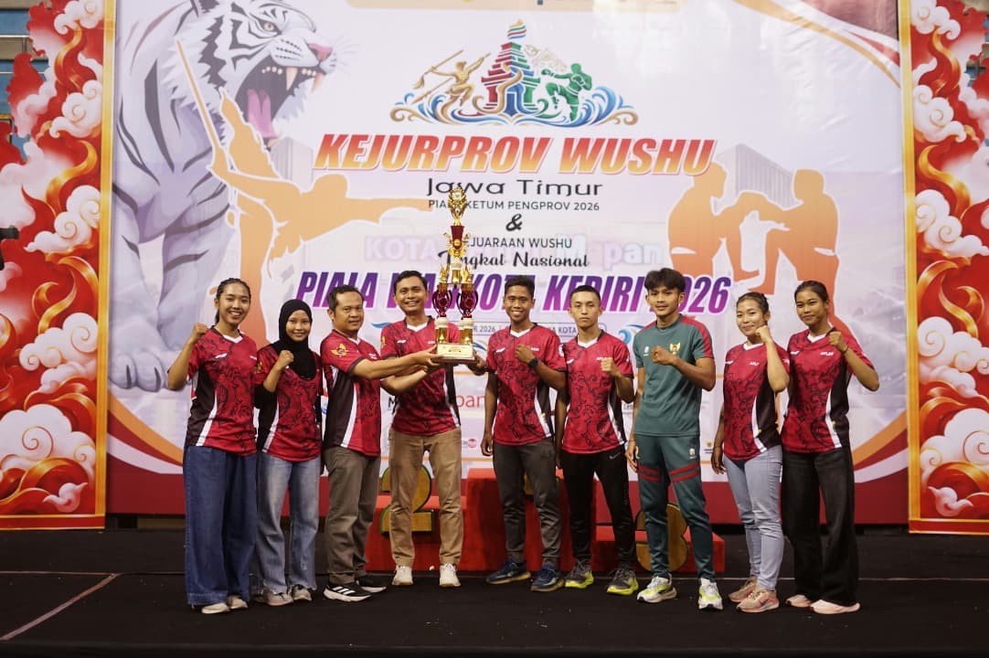 Borong 15 Emas dan 17 Perak, Wushu Kota Kediri Bidik 5 Emas di Porprov Jatim 2027