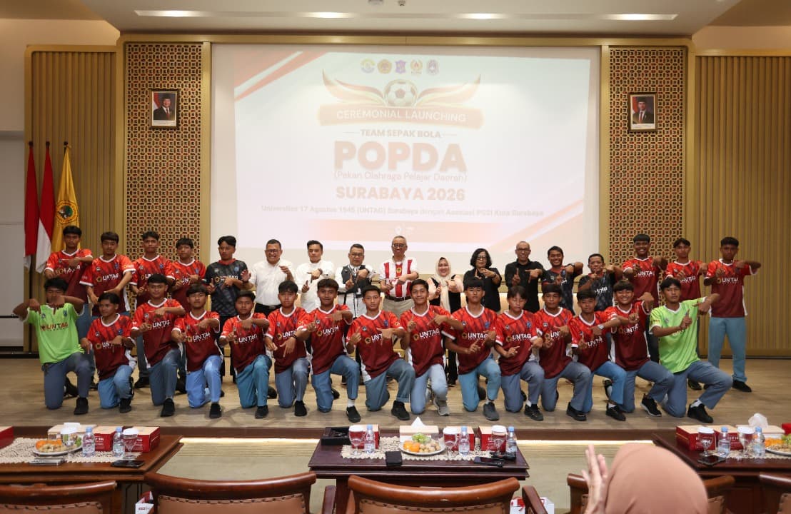 Untag Surabaya dan Askot PSSI Bersinergi Dukung Tim Sepak Bola POPDA Surabaya 2026