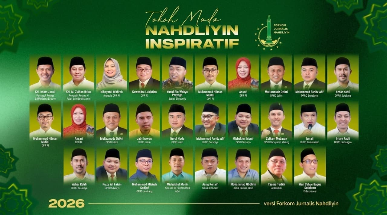 FJN Apresiasi 22 Tokoh Muda Nahdliyin Inspiratif tepat di Hari Santri 2026