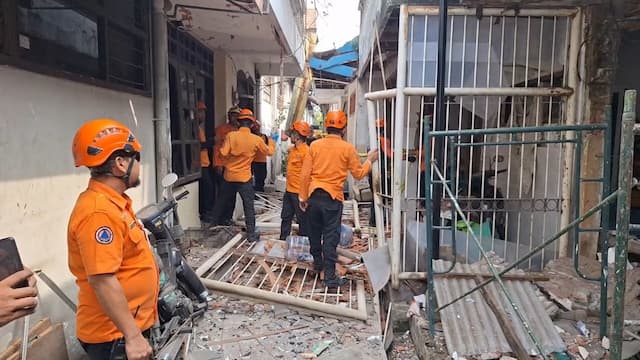 Tabung LPG 12 Kg Meledak di Kupang Segunting, 5 Rumah Hancur dan 2 Orang Terluka