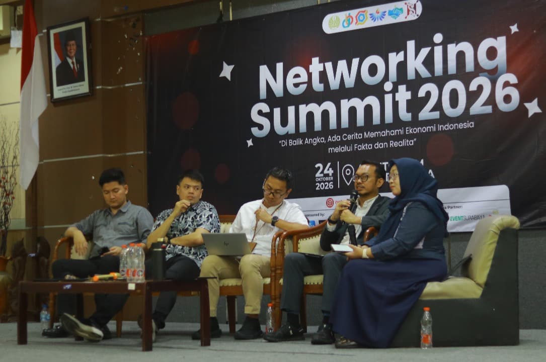 HMPBD FEB UNESA Gelar Seminar Networking Summit 2026 : Memahami Ekonomi Indonesia Melalui Fakta Dan Realita