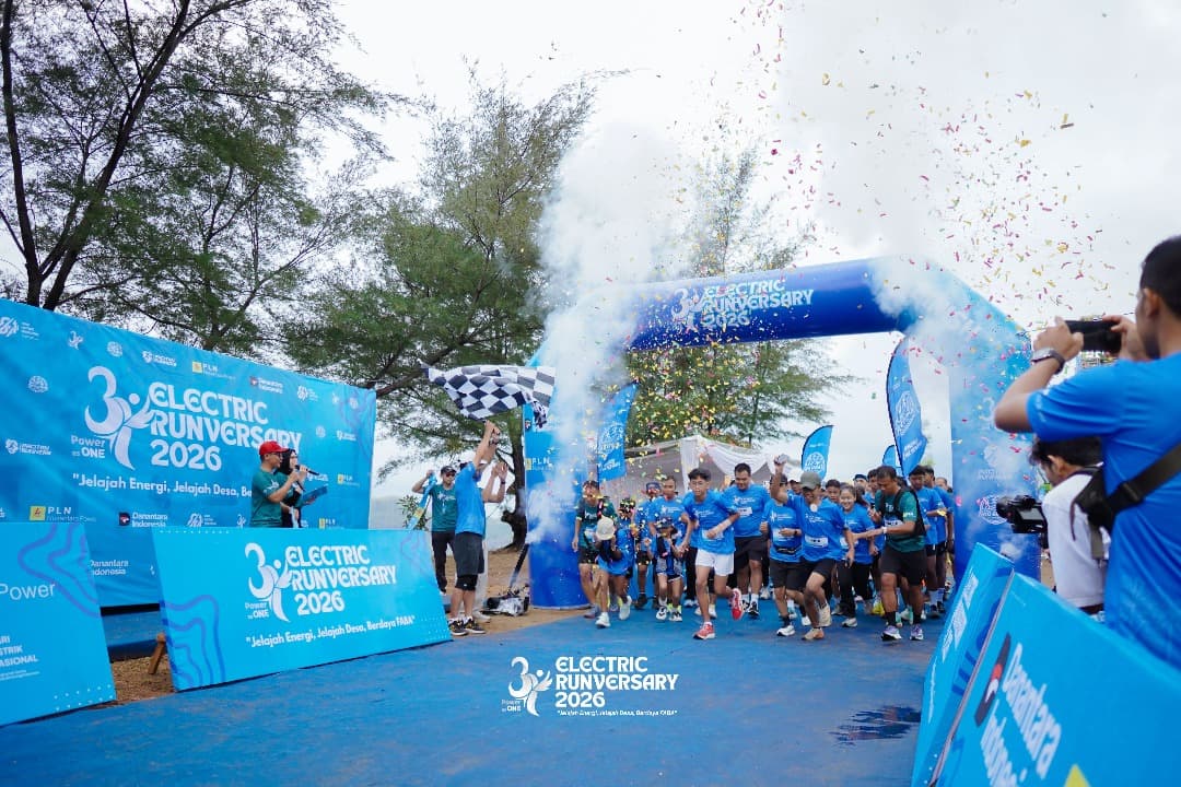 Electric Runversary 2026, PLN Nusantara Power UP Pacitan Kenalkan Program CSR Lewat Lari 8,1 Kilometer