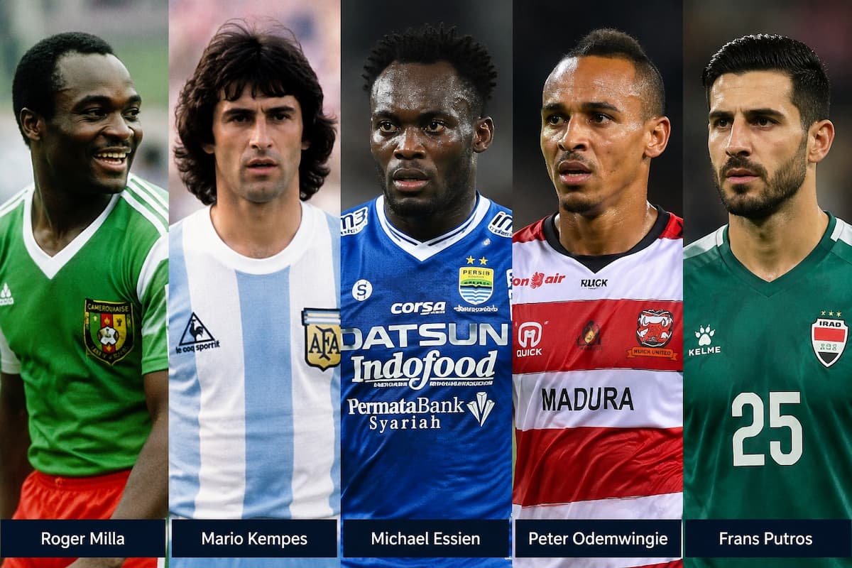 5 Pemain Piala Dunia yang Pernah Tinggalkan Jejak di Liga Indonesia