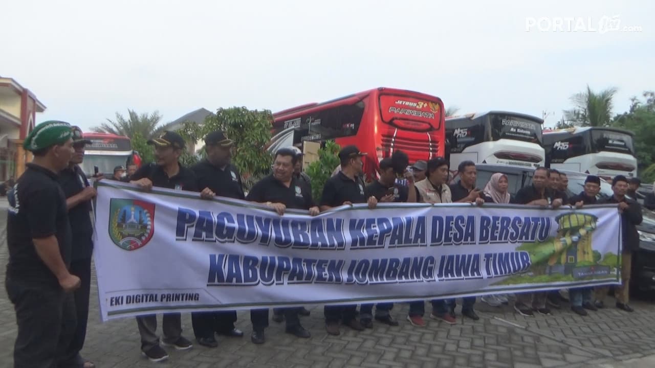 Ratusan Kades Unjukrasa Ke Jakarta Tuntut Perpanjangan Masa Jabatan