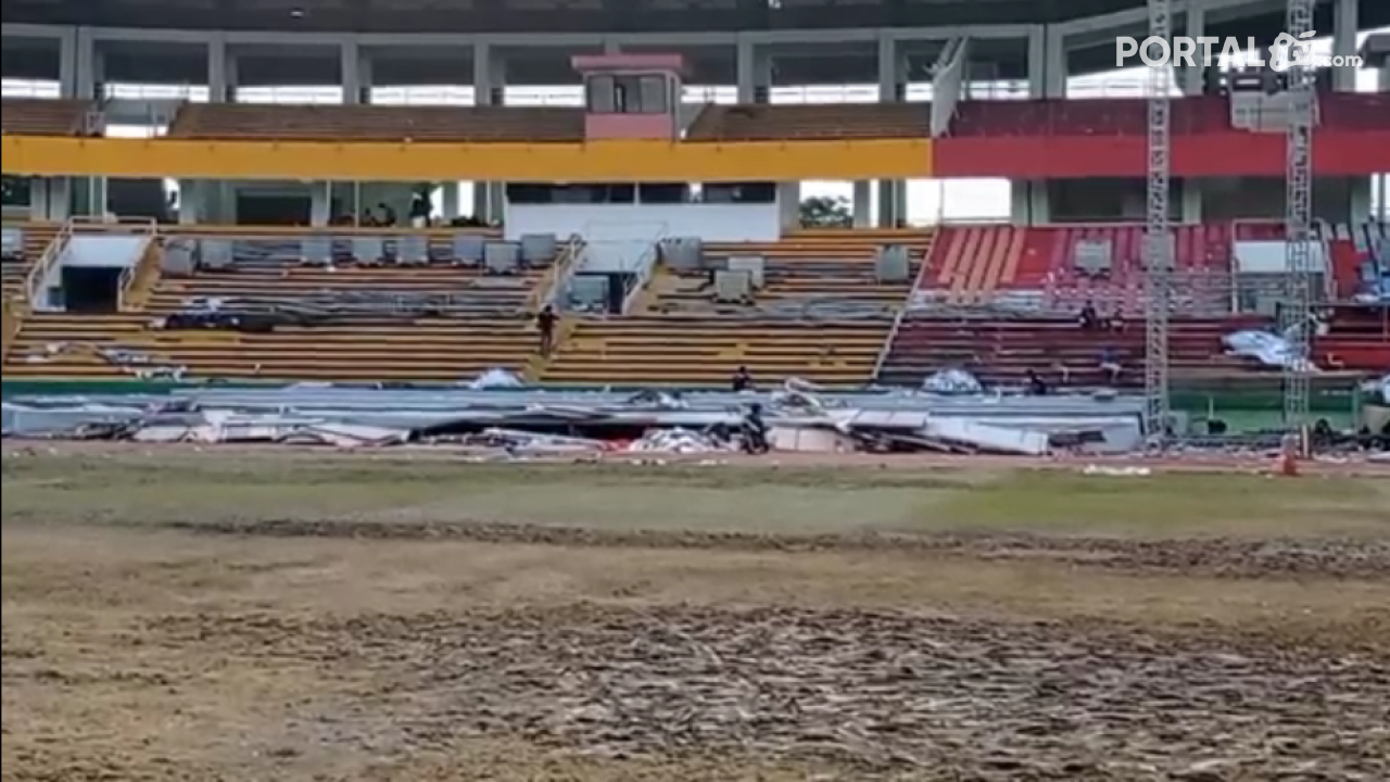 Kerusakan Stadion Delta Sidoarjo Pasca Resepsi Puncak Harlah 1 Abad NU, Segera Diganti Panitia