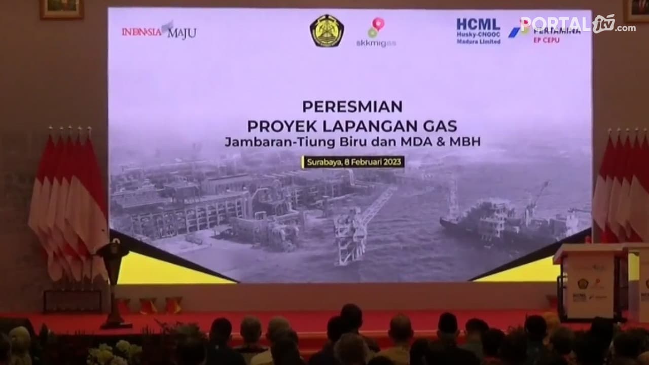 Wapres Ma'ruf Amin Resmikan Dua Lapangan Proyek Gas Di Jawa Timur