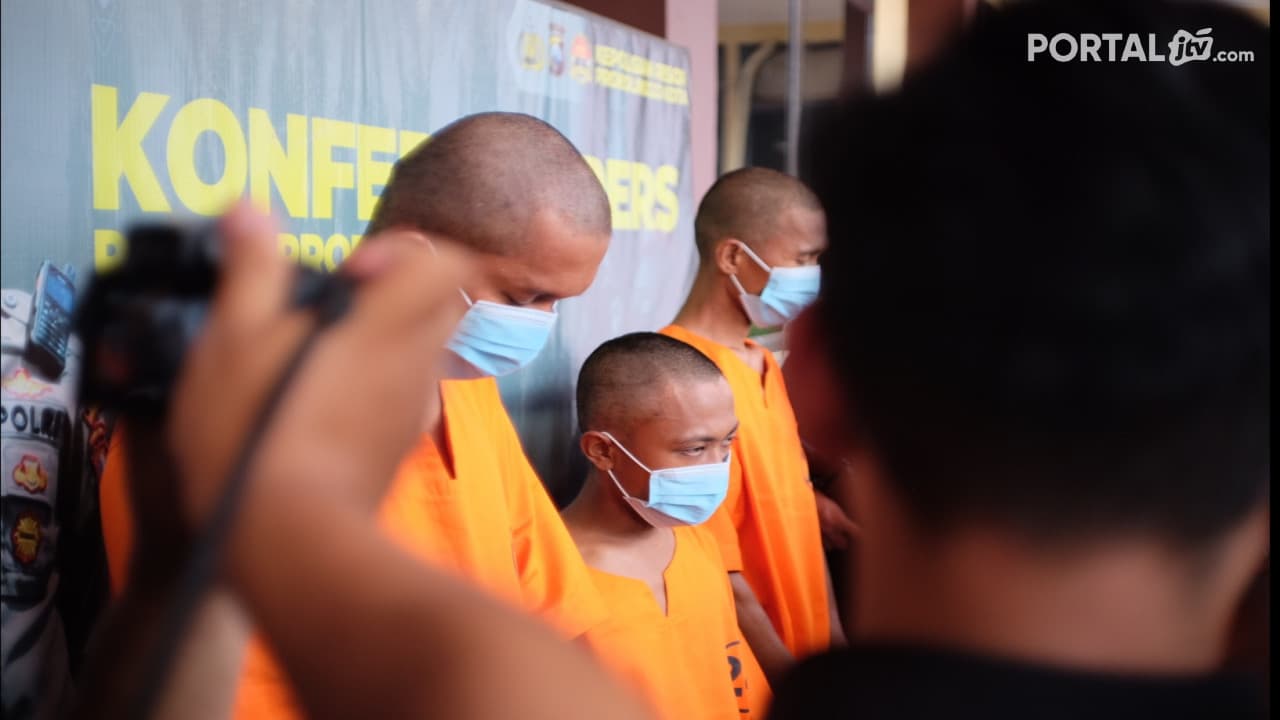 Bobol Gedung SMP Kawanan Pencuri ditangkap, Belasan Laptop diamankan