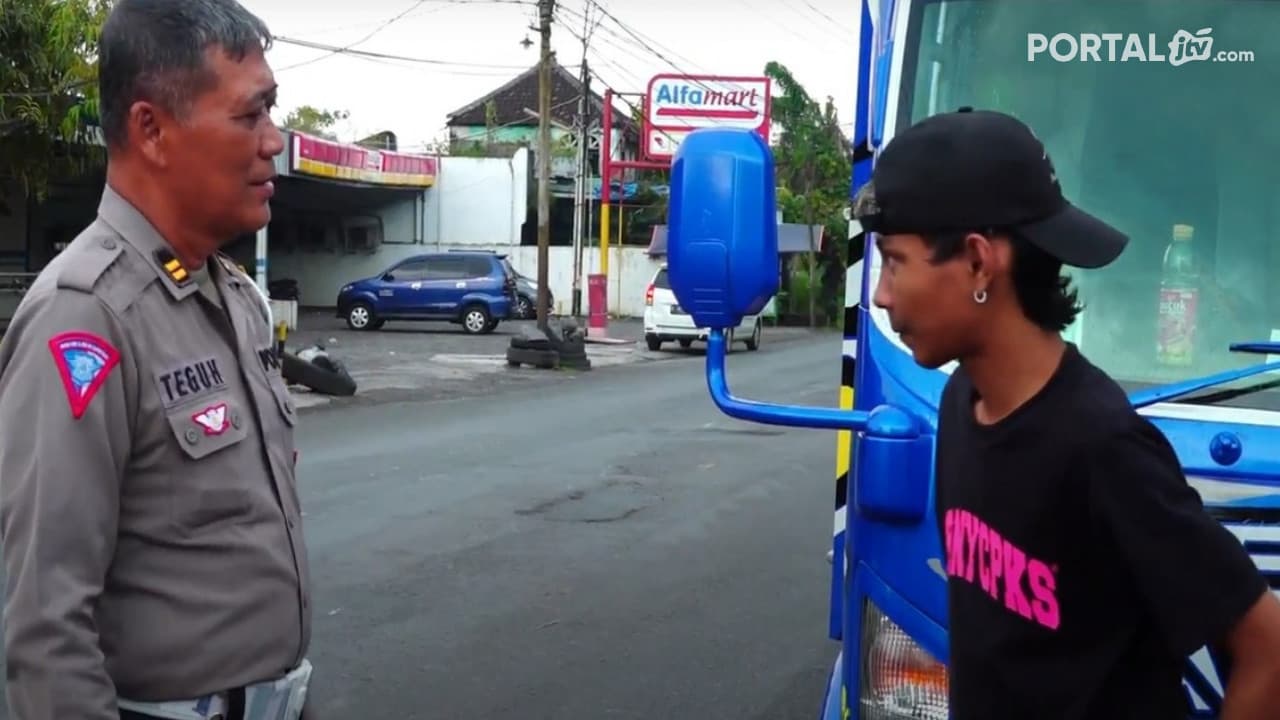 Konten Kreator Truk Oleng Diamankan Polisi