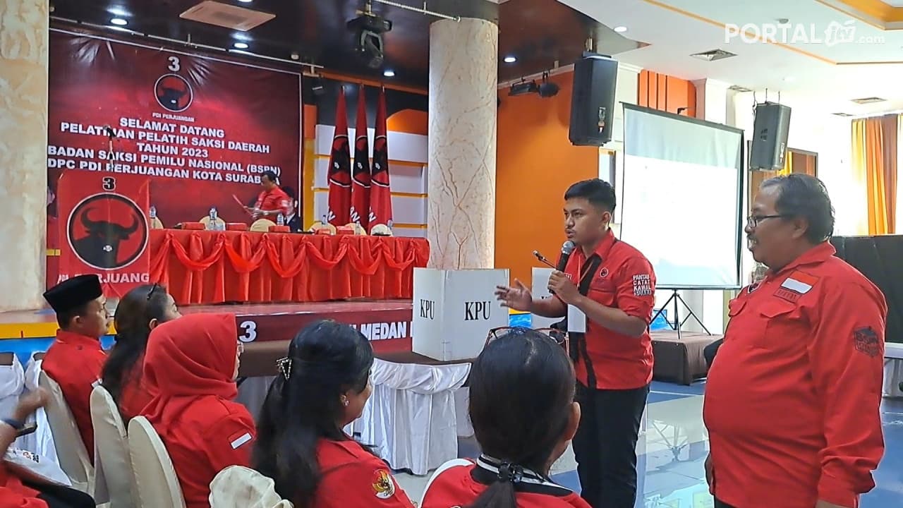 DPC PDIP Surabaya Gelar Pelatihan Saksi Pemilu