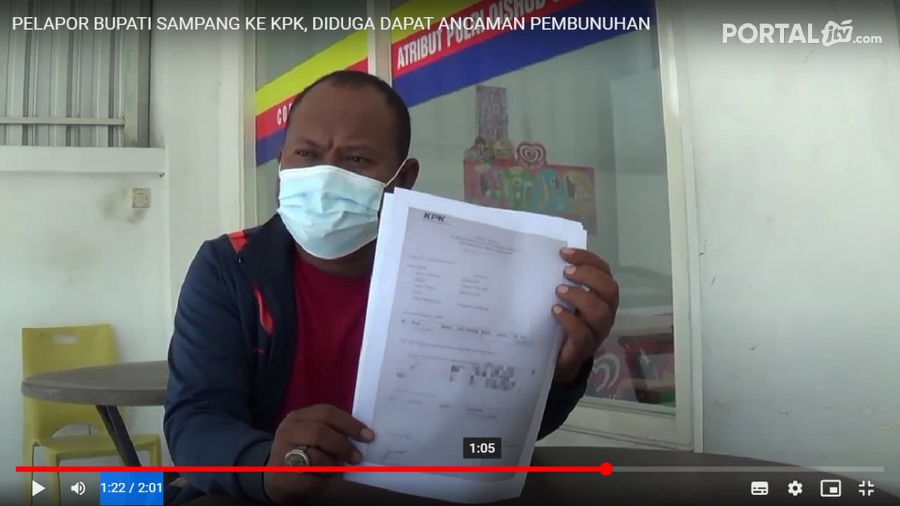 Pelapor Bupati Sampang ke KPK, Diduga Dapat Ancaman Pembunuhan 