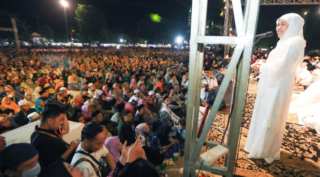 Hadiri Golkar Bersholawat di Tuban, Gubernur Khofifah Sebut Karakter Warga Tuban Cerminan Sunan Bonang
