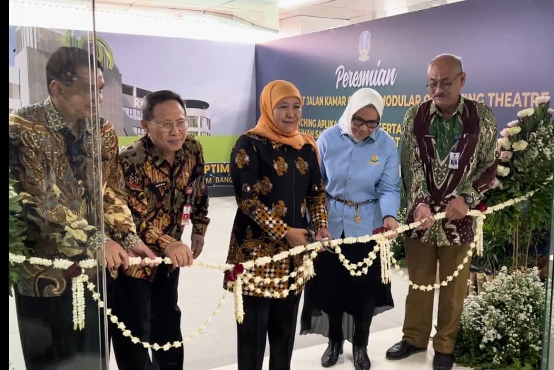 Gubernur Khofifah Resmikan Gedung Rawat Jalan dan Kamar Operasi MOT RS Mata Jatim