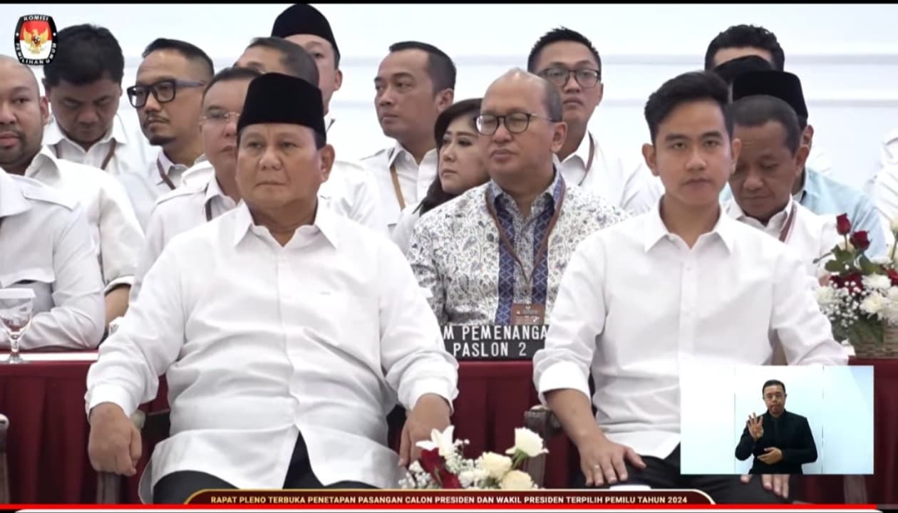 Sah! Prabowo - Gibran Presiden dan Wapres Terpilih