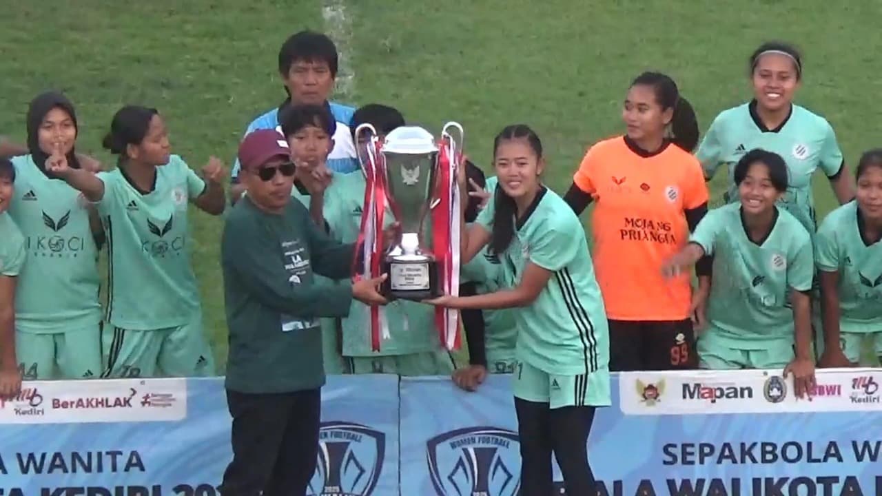 Mojang Priangan Jawara Piala Wali Kota Kediri 2025 Usai Taklukkan Putri Singaraja Lewat Drama Adu Penalti