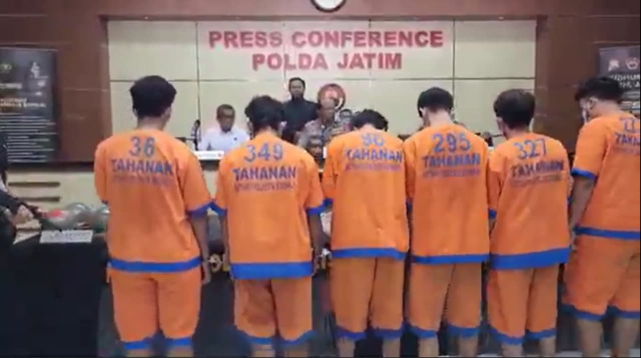 Polda Jatim Amankan 997 Pelaku Kerusuhan, 415 Anak di Bawah Umur