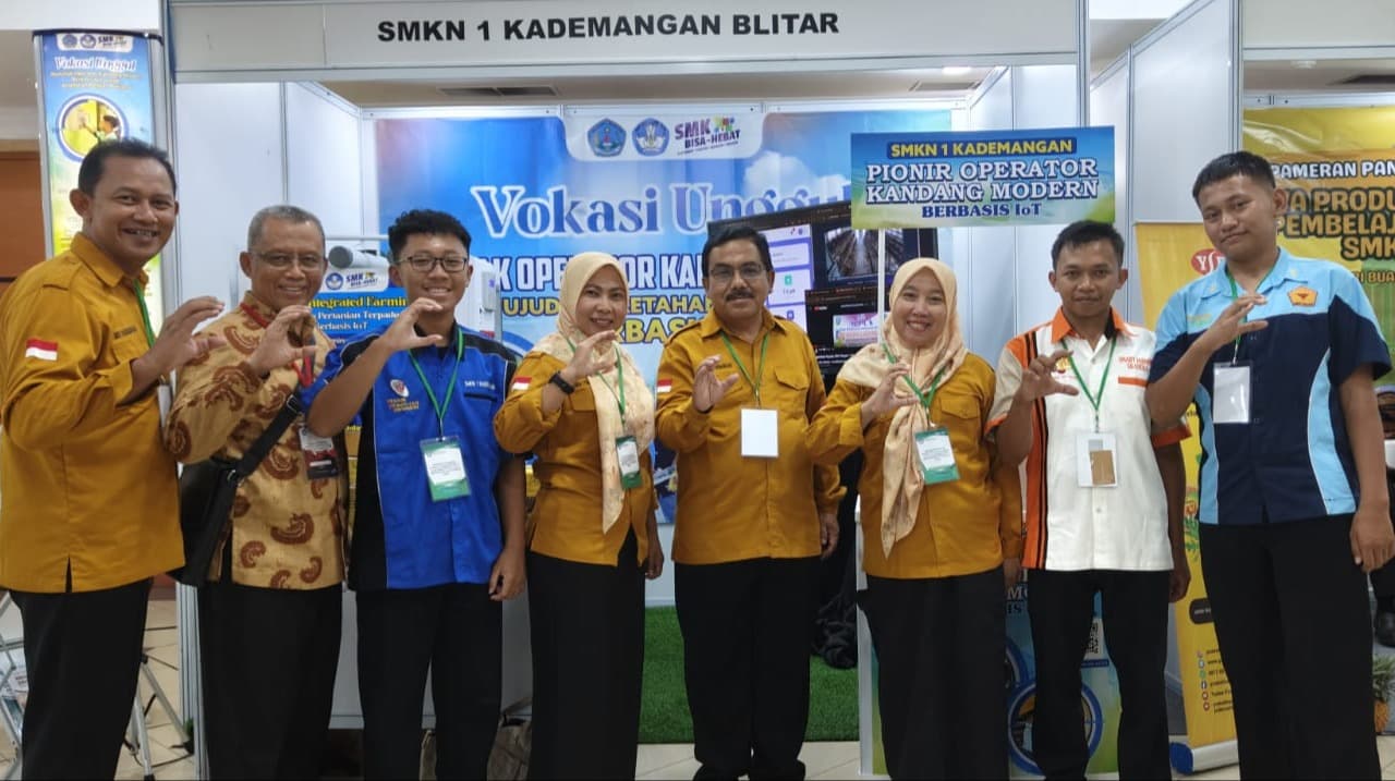 SMKN 1 Kademangan Tunjukkan Inovasi Smart Integrated Farming Berbasis IoT dan Tandatangani Komitmen Bersama Kemendikbudristek – DUDI Sektor Pangan