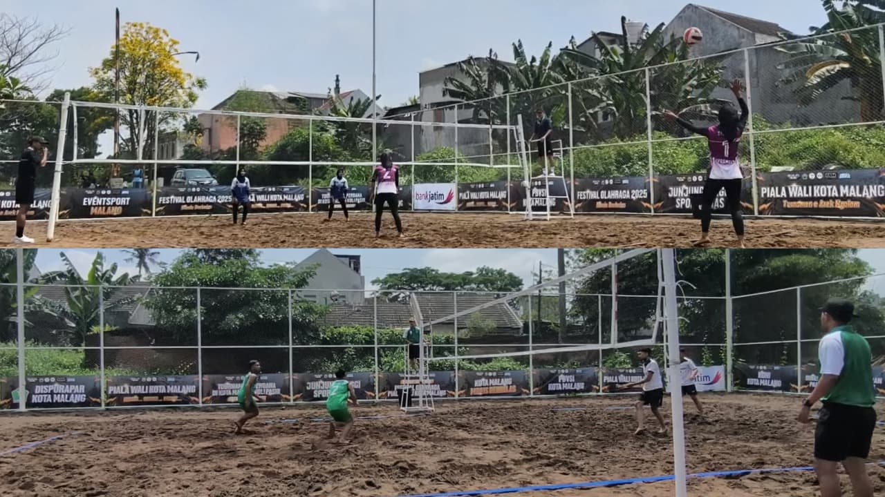 Piala Wali Kota Malang Hidupkan Kembali Kejuaraan Voli Pasir Pelajar