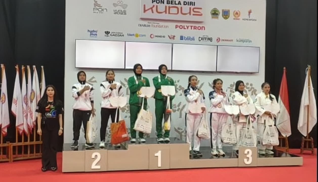 Ju-Jitsu Jatim Sukses 4 Kali Beruntun Juara Umum PON Beladiri 2025