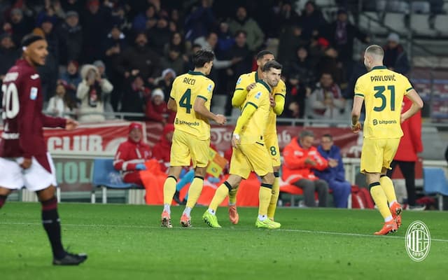Rekap Hasil Liga Italia: Menang Dramatis Kontra Torino, AC Milan Rebut Kembali Puncak Klasemen dari Napoli