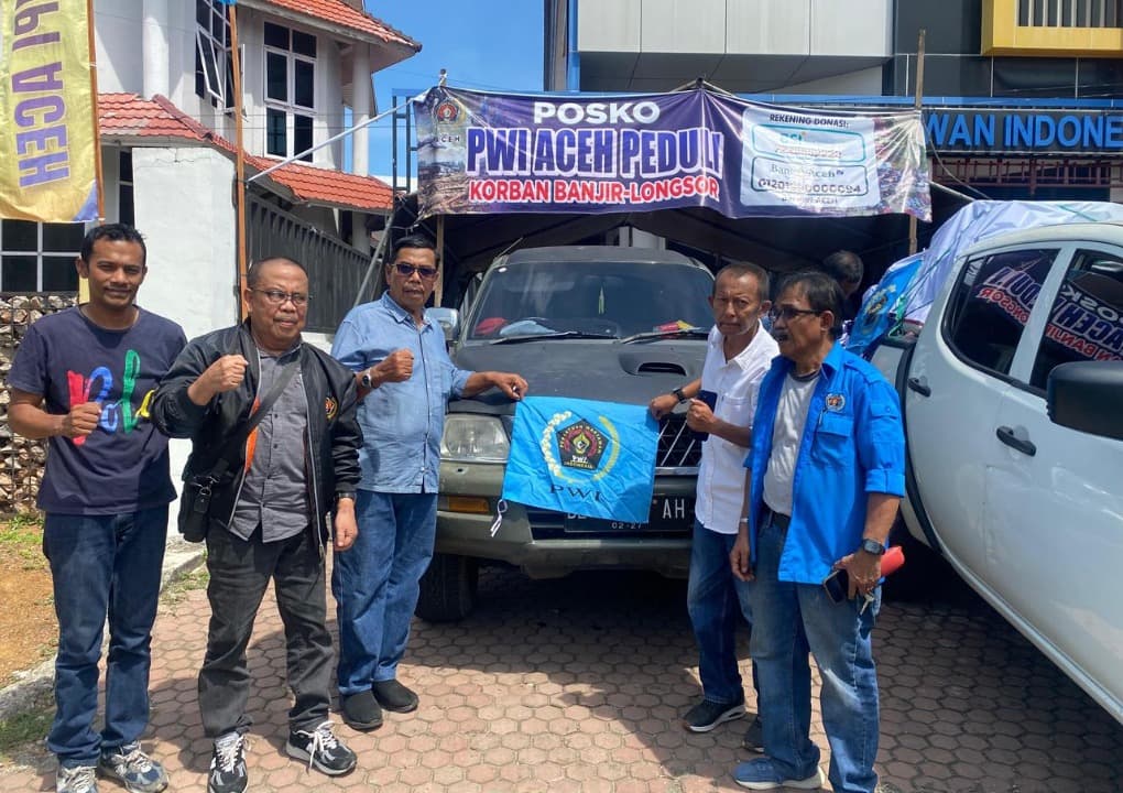 PWI Aceh Distribusikan Bantuan untuk Wartawan Terdampak Bencana