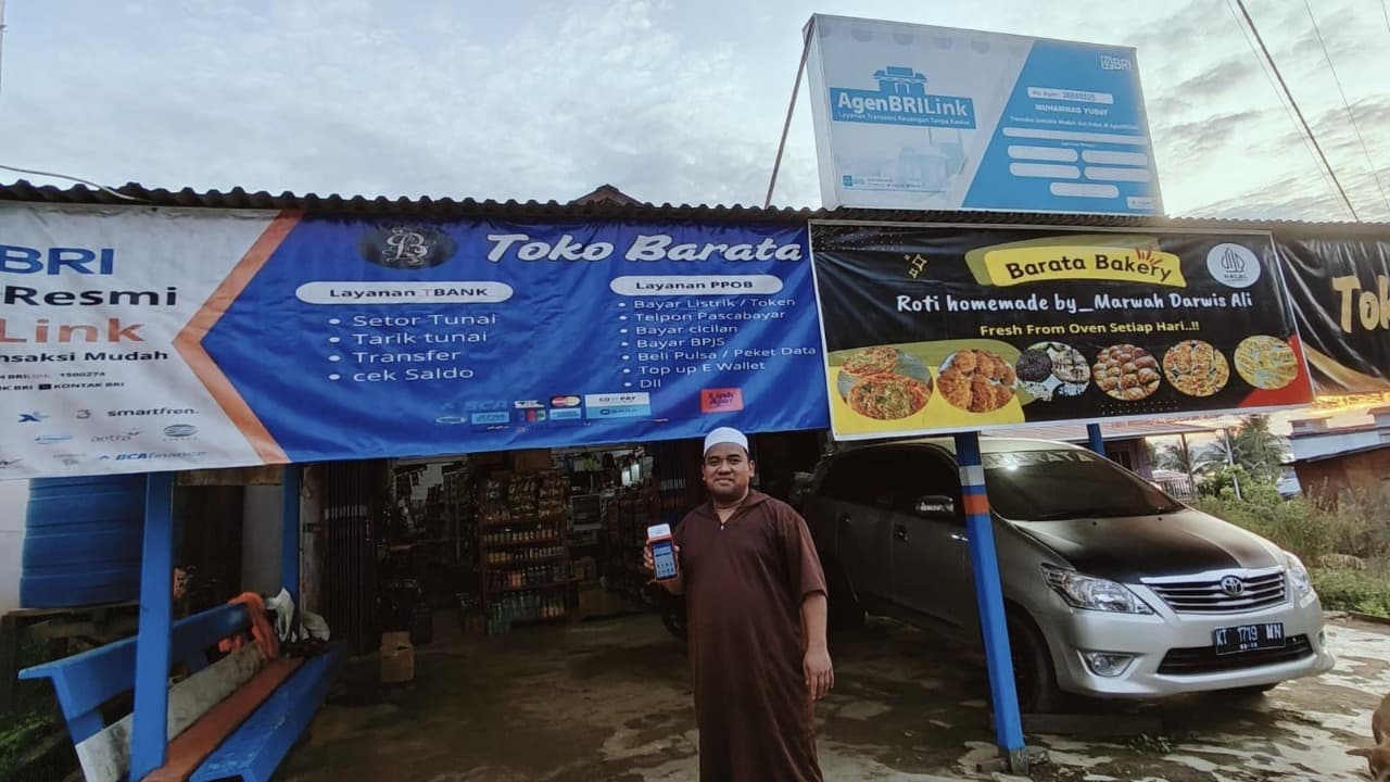 Dekatkan Layanan Perbankan, AgenBRILink Gerakkan Ekonomi Rumput Laut dan Sawit di Sebatik