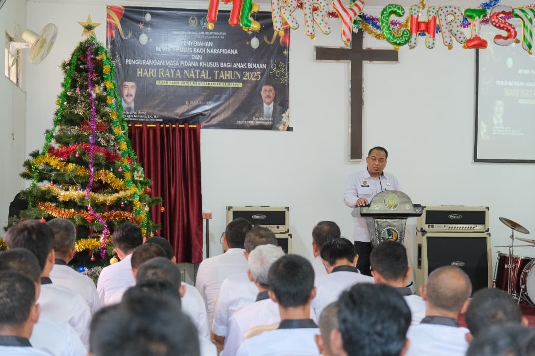 54 Warga Binaan Lapas Malang Terima Remisi Khusus Natal, Kalapas: Momen untuk Perbaiki Diri
