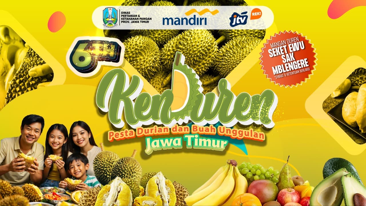 Anda Penggemar Durian? Siap-siap, Nantikan KenDuren ke-6 di Surabaya