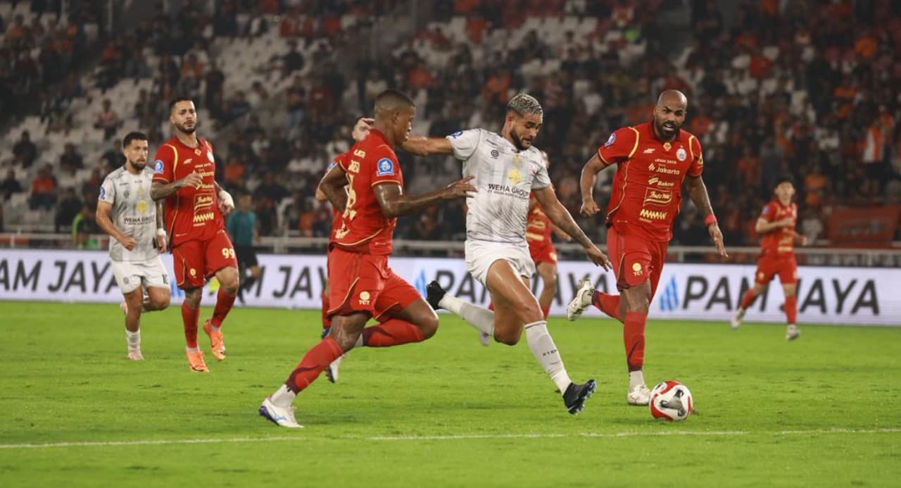 Hasil Super League: Persija Bungkam Madura United, Borneo FC Taklukkan Persis