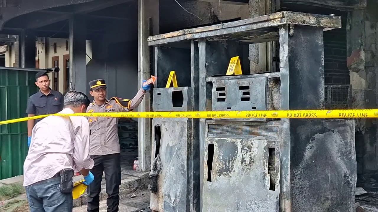 Polisi Pastikan Kebakaran Ruko Akibat Korsleting Listrik Pertamini
