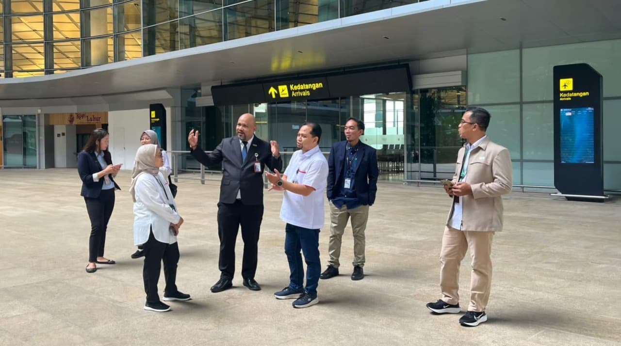 Kementrian Perhubungan Tinjau Kesiapan Angkutan Lebaran di Bandara Dhoho Kediri