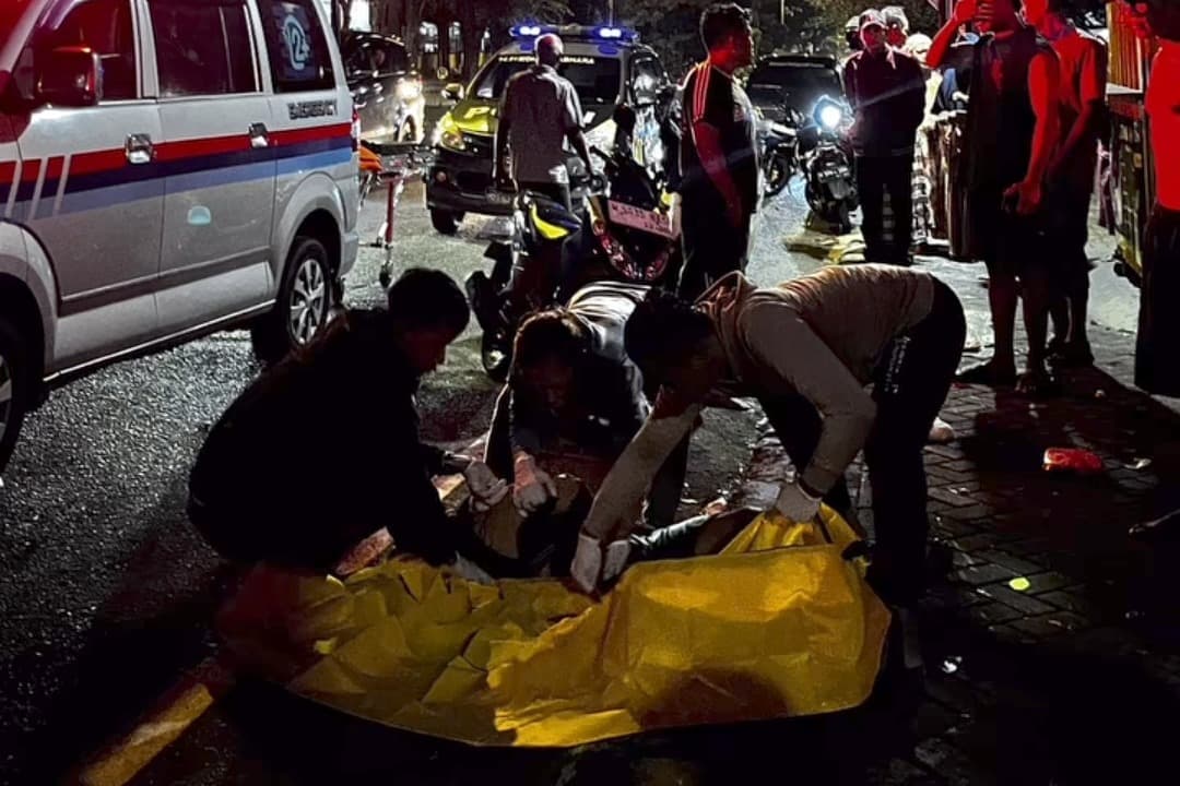 Taksi Online Tabrak Warga dan Pedagang Sayur, Dua Orang Tewas