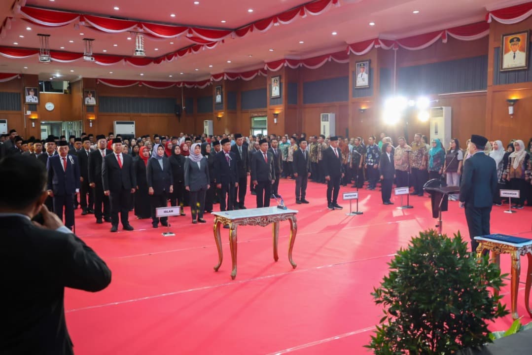 Pasca Lebaran, Wali Kota Eri Cahyadi Rotasi 78 Pejabat