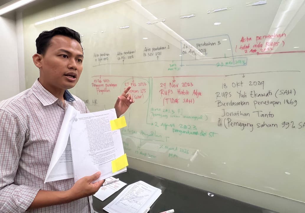 Kuasa Hukum Pelapor Sebut Penyidik Abaikan Fakta Kasus Dugaan Pemalsuan Dokumen di PT Harum Resource