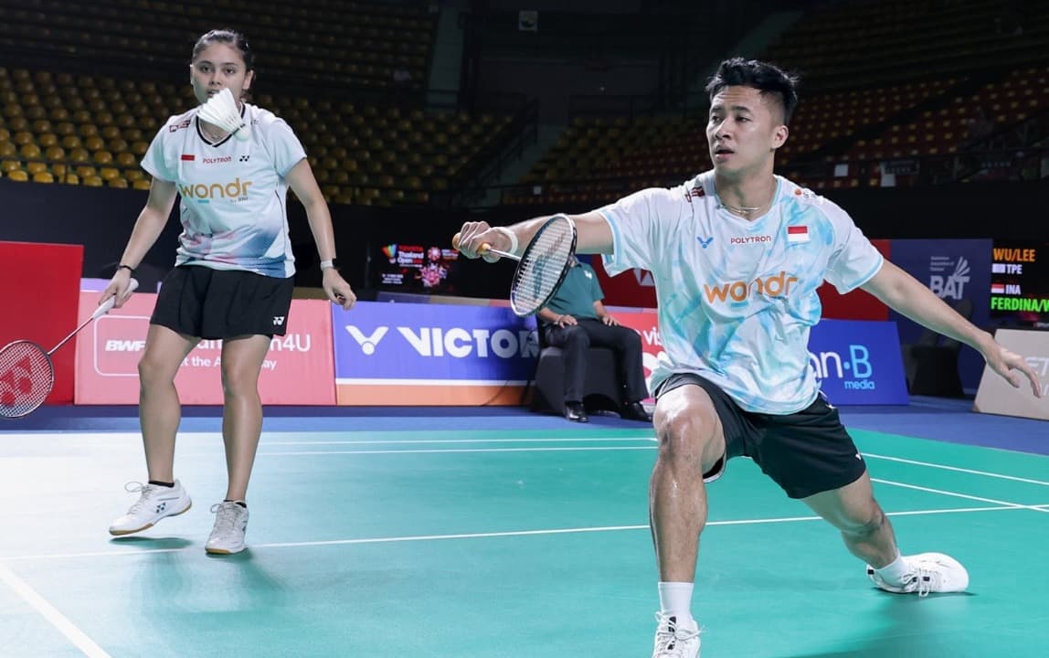 Rekap Hasil Thailand Open 2026: Amri/Nita dan Dejan/Bernadine Kompak Menang, 8 Wakil Indonesia ke Babak 16 Besar