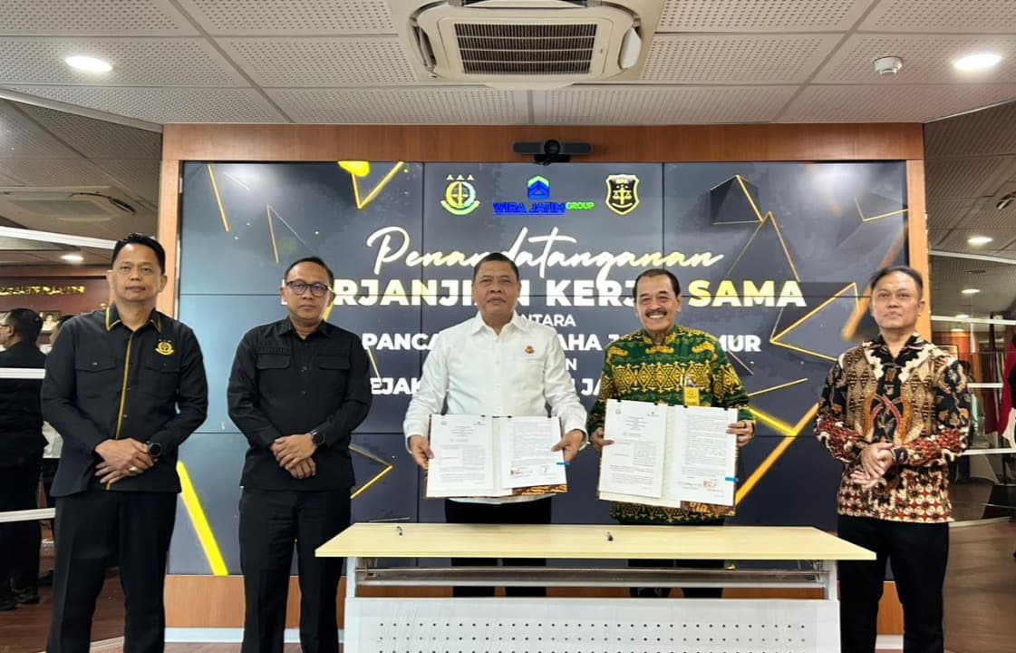 Kejati Jatim dan PT Panca Wira Usaha Jalin MoU Pemulihan Aset BUMD