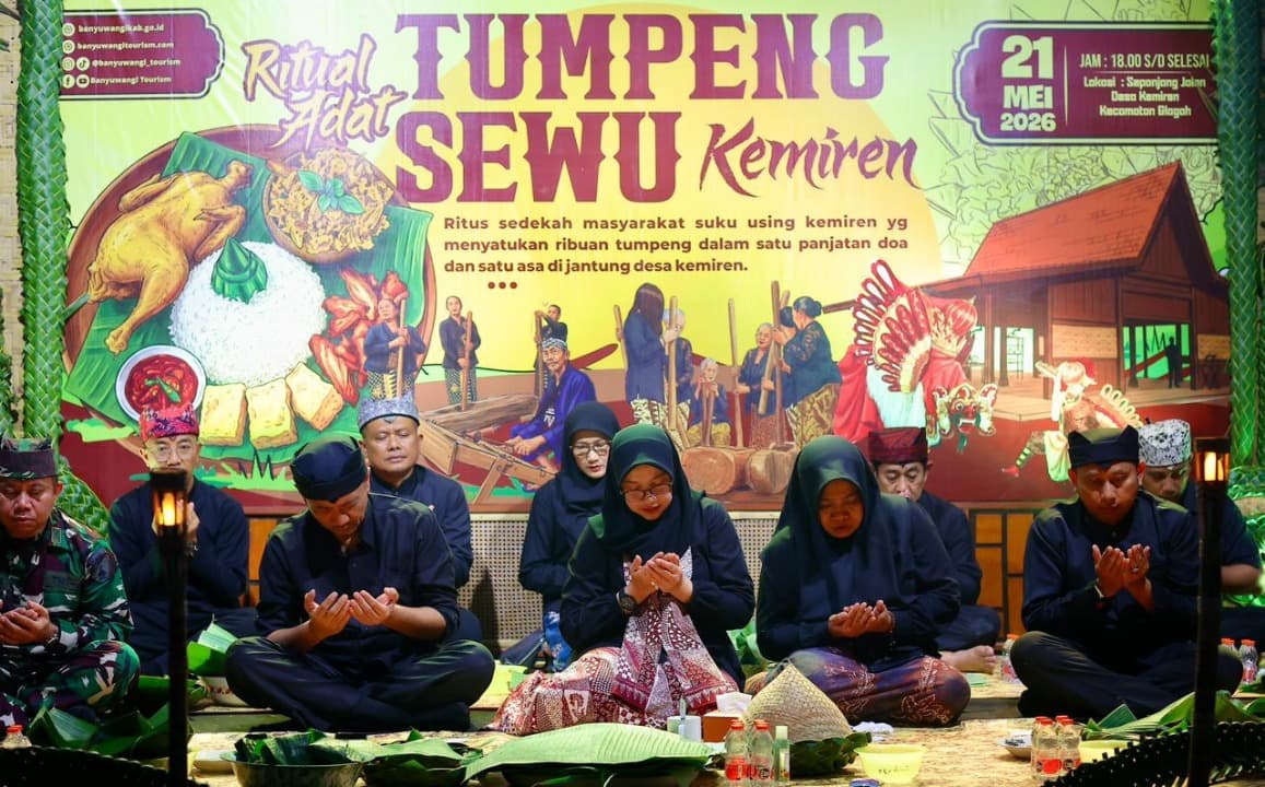 Tumpeng Sewu Kemiren, Bupati Ipuk: Simbol Kekuatan Gotong Royong dan Budaya Banyuwangi