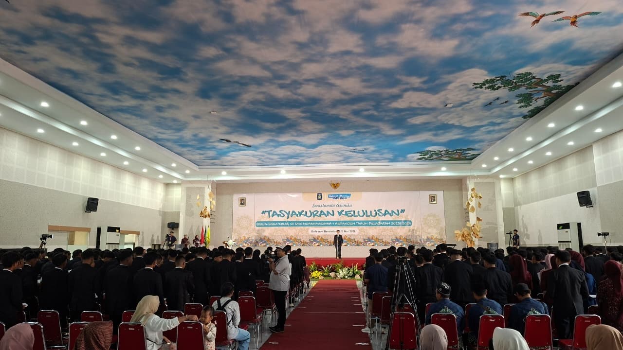 "Tangis Bahagia 352 Siswa: SMK Muhammadiyah 1 Kepanjen Lepas Lulusan Siap Kerja"