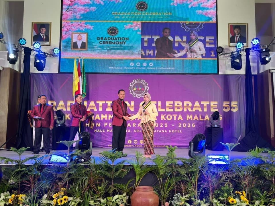 Ratusan Siswa SMK Muhammadiyah 1 Malang Dilepas, Kepala Sekolah: 212 Lulusan Berprestasi Sempurna